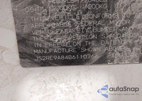 2011 Suzuki Kizashi Sport Sls z USA, uszkodzony, nr VIN JS2RE9A84B6110766